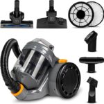 Aspiradora ciclónica sin bolsa 2 L con turbocepillo
