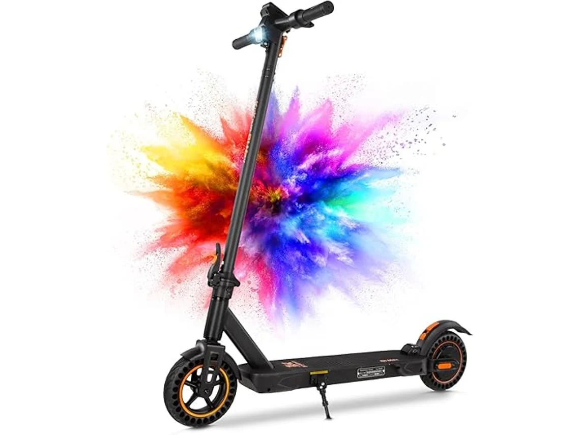 84b281bfd69292ad184bc8e264443218f4a6ebb0 Patinete eléctrico para adultos Kukirin S1 Max, plegable, 39 km de autonomía, 500 W, 25 km/h, pantalla LED - Imagen 1