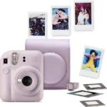 Kit de cámara instantánea Instax Mini 12 (Lila)